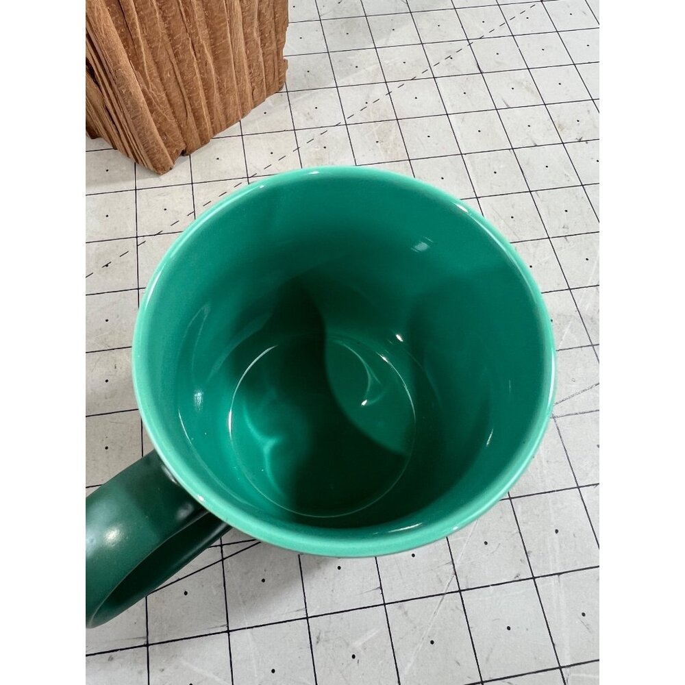 Starbucks 2024 Green Ceramic Coffee Mug 11 Oz ~~minty~~ Perfect Sipping - Picture 7 of 7